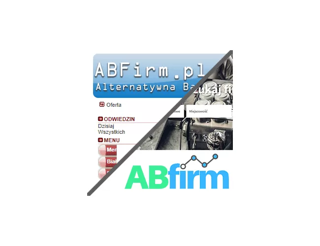 Modernizacja strony www.ABfirm.pl